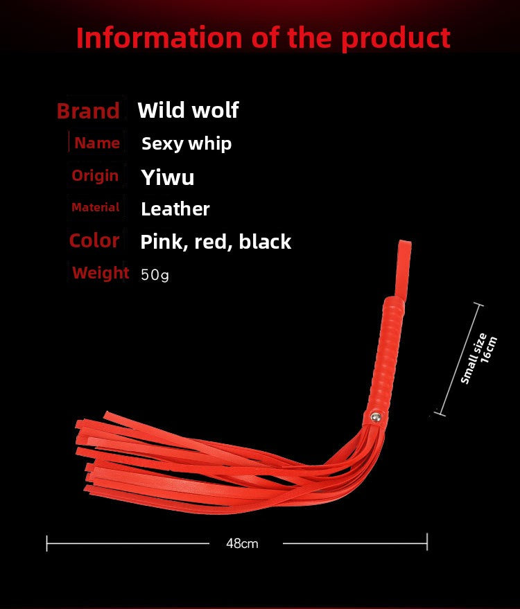 Sexy SM Props Tassel Small Whip SP Punishment Training Sexy Whip Alternative Adult Products