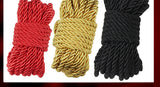 Bondage Restraint SM Props Multi-color Polyester Silk Rope 10m Erotic Bondage Rope Training Female Slave Adult Products