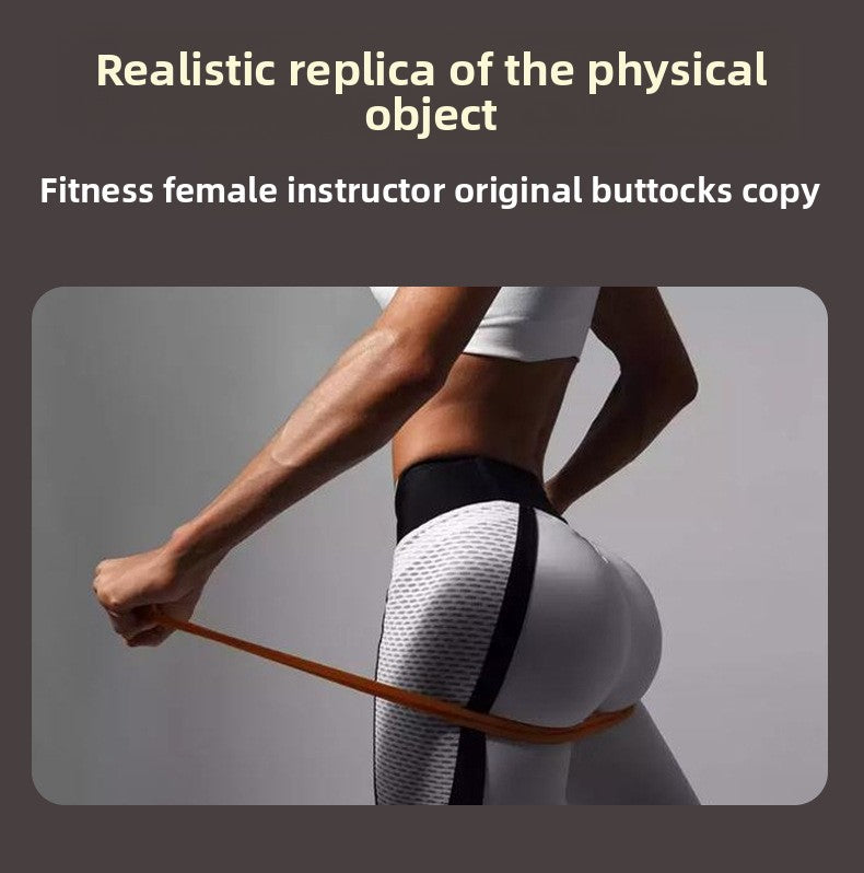 Male Dual Channel Mushroom Butt Big Butt Big Fat Butt Realistic Doll Mold Super Soft High Simulation