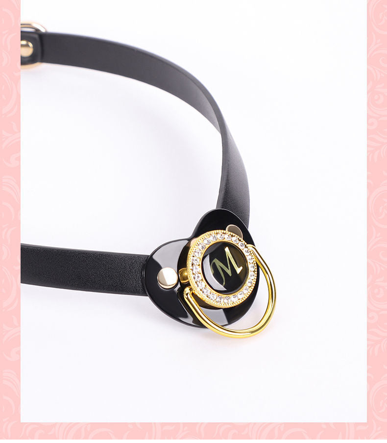 Sex Toys SM Props Creative Pacifier Sex Mouth Gag Ball Nipple Training Torture Tool SM Bell Nipple Clamps