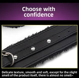 Sex Toys SM Props Back Binding Cross Buckle Plush 3-Piece Set SM Training Binding Handcuffs Footcuffs Adult
