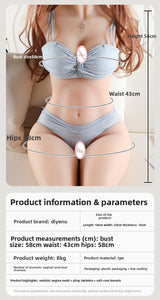 Xuanmei Solid Silicone Doll Adult Products Male Real Half Body Pussy Buttocks Inverted Mold Masturbator for Men