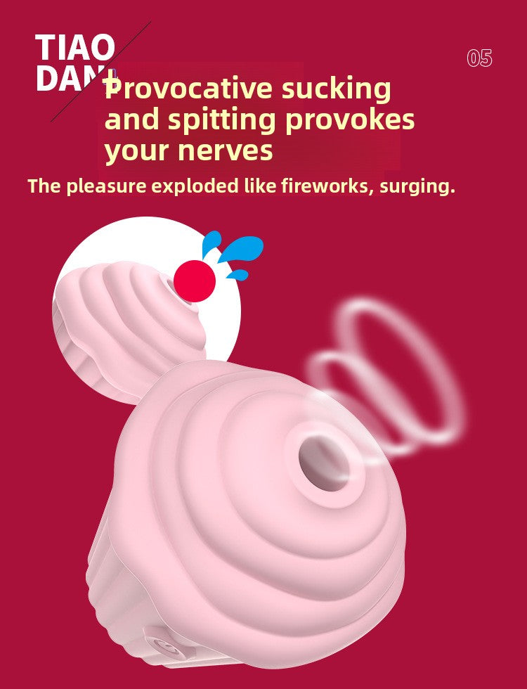 Ice Cream Sucking Instant Tide Vibrator Female Masturbator Multi-frequency G-spot Teasing Magnetic Sex Toys