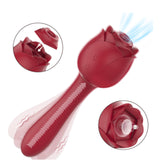 Sucking Double Vibrator Eternal Flower Vibrator Female Masturbator Breast Suction Teasing Vibrating Vibrator
