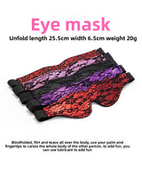 Teasing Foreplay Lace Eye Mask Couple Flirting Blindfold Light Blocking Erotic Eye Mask Adult Sex Toys SM Props