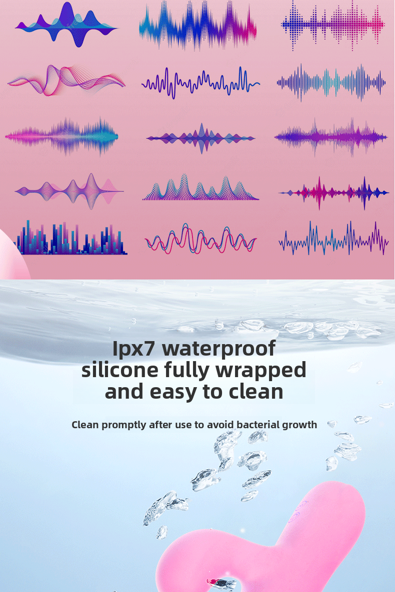 Female Strong Vibration Dual-Head Massage Teasing G-Spot AV Vibrator Patting Masturbator Adult Sex Toys