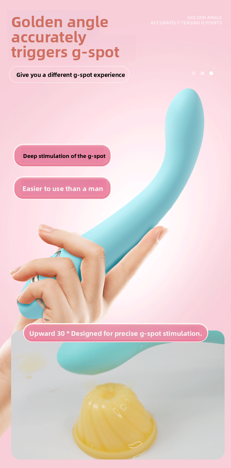 Customized Female Products G-Spot Trigger Masturbator Couple Flirting Insertable Vibrator for Women Strong Vibration