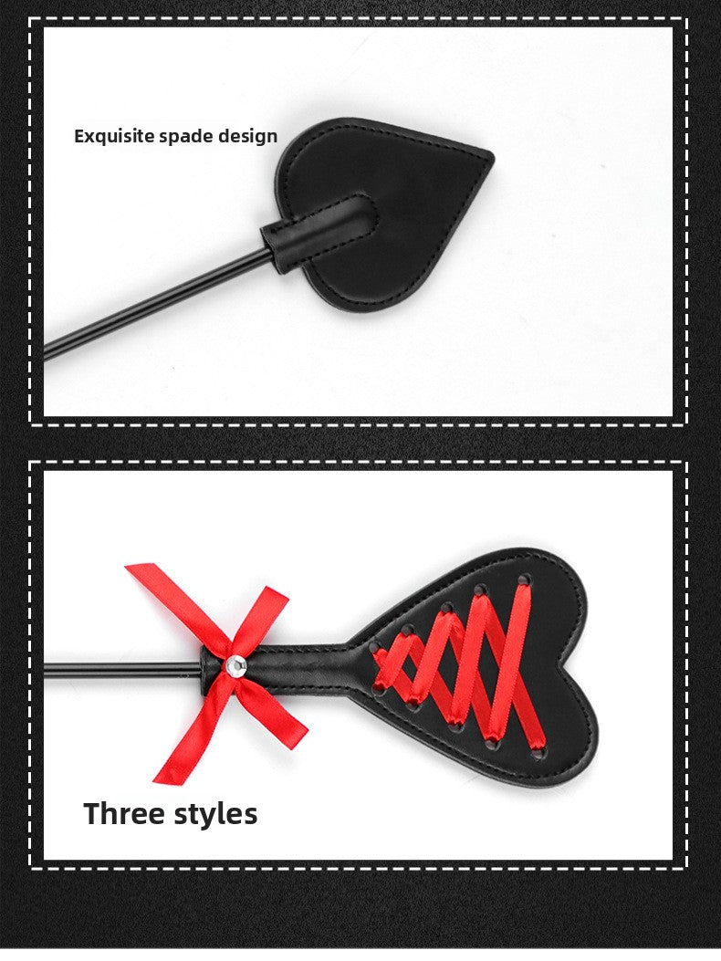 Sex Toys SM Props Long Rod Feather Paddle SM Sex Training Leather Paddle SP Alternative