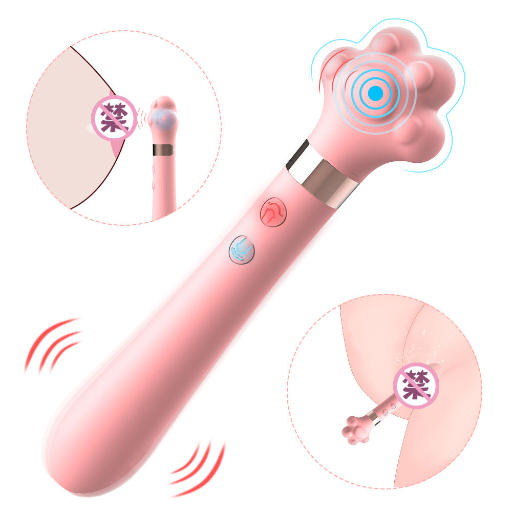 Clitoral Instant Orgasm Female Vibrator Meow Cat Paw Masturbator Insertable Vibrator