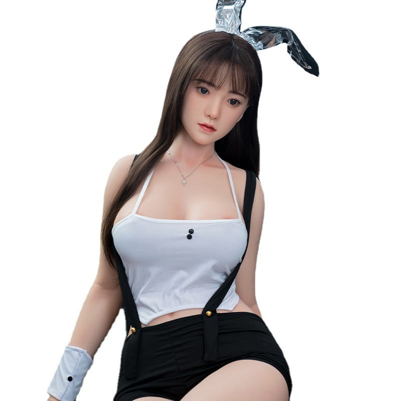 Realistic Doll Sexy Bunny Girl Uniform Temptation Big Breast Maid Insertable Automatic Suction Sex Toy