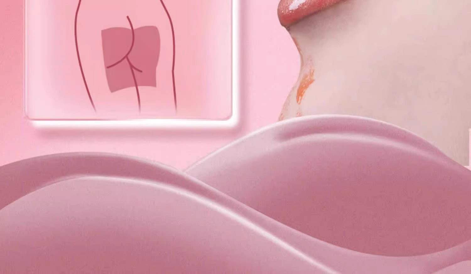 Fruity Oral Sex Mask for Men and Women, Cunnilingus Mask for Couples, Intimate Flirting Tool, Adult Sex Toys