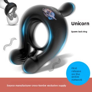 Semen Locking Ring Male Masturbator Testicle Trainer Penis Sleeve Adult Products Semen Locking Vibrating Ring