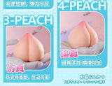 Male Peach Airplane Cup Famous Device Inverted Mold Fake Breast Insertable Imitation Breast Ball Masturbator Stress Relief