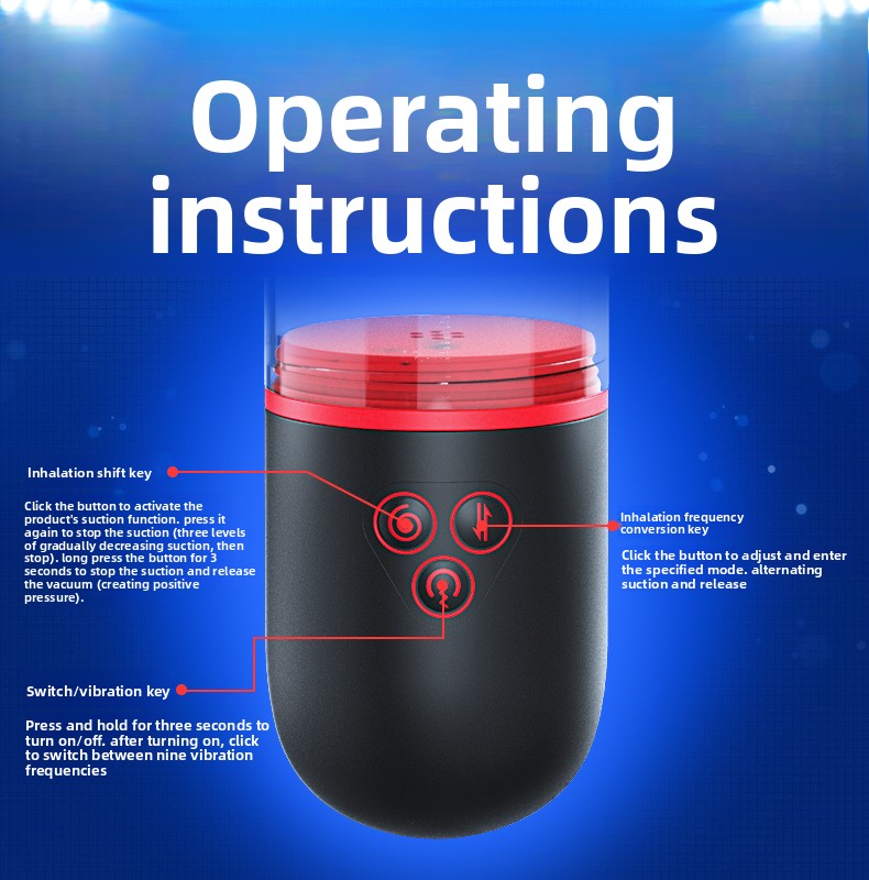 Airplane Cup Male Masturbator Penis Stretching Trainer Intelligent Muscle Building Training Masturbation Cup