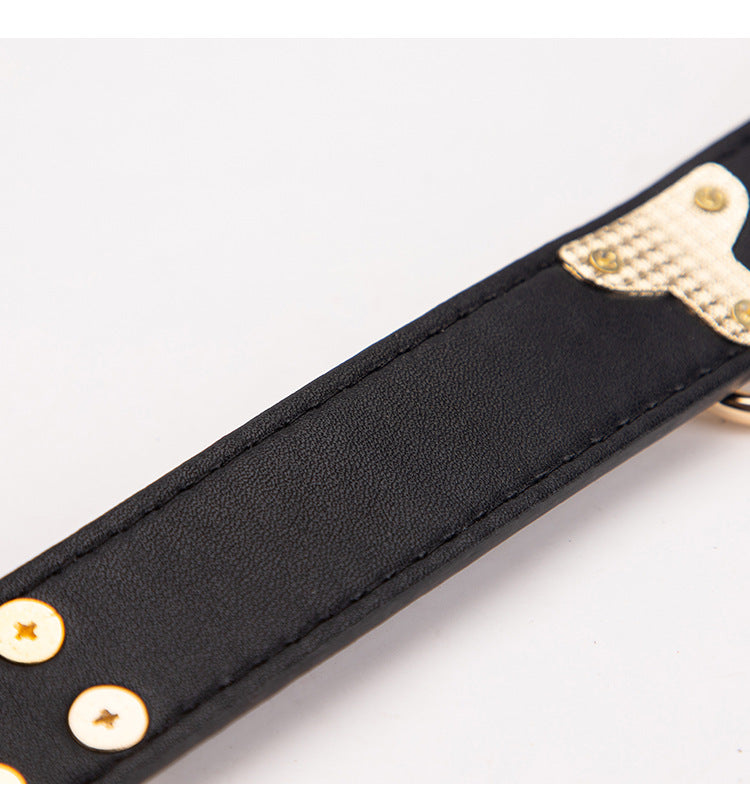 High-end SM Props Genuine Leather Collar Whip Female Slave Training Bondage Tools Mouth Gag Handcuffs