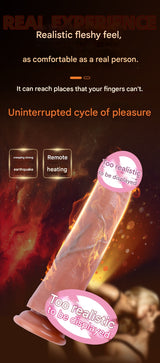 Custom Realistic Soft Flesh Electric Telescopic Female Masturbator Dildo Vibrator Adult Sex Toys