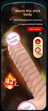 Fake Penis Realistic Telescopic Swinging Dildo Realistic Female Silicone Masturbator Vibrator Adult Sex Toys