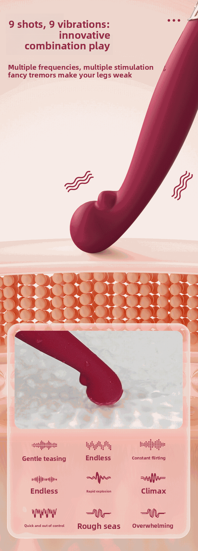 SC001 Female Masturbator Vibrator Multi-frequency Sex Toys Toys