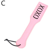 Adult Sex Toys SM Props XOXO Leather Letter Spanker SP Punishment Training Sex Discipline Ruler Manufacturer