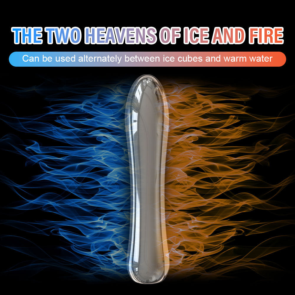 Ice Metal Vibrator for Women Strong Vibration Anal Plug 2-in-1 Female Masturbator Vibrating Stick for Women