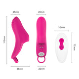 Intimate Finger Vibrator Female Masturbator G-spot Vibrating Finger Sleeve Female Masturbation