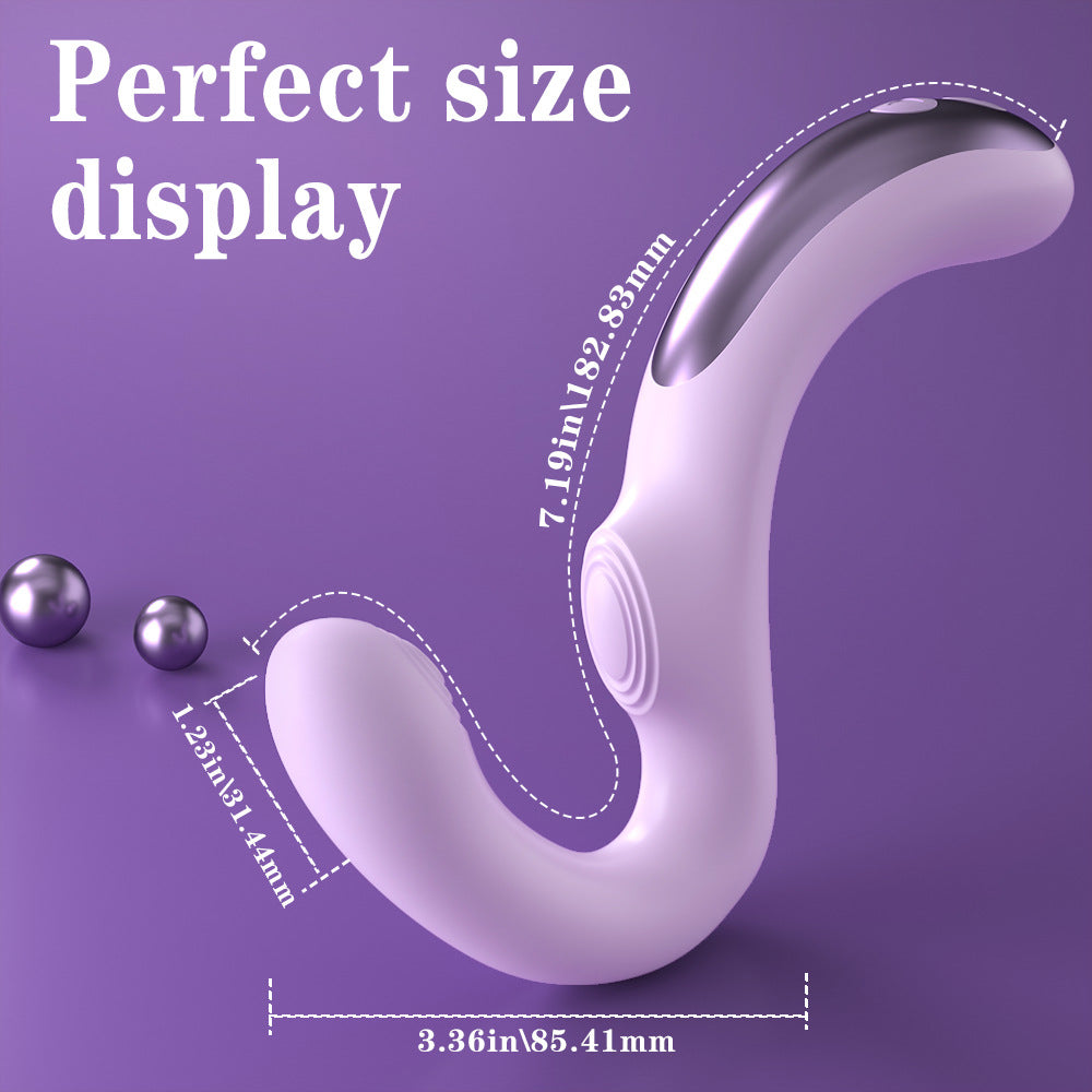 Foreign Trade G-Spot Vibrator Insertion Clitoral Dual Thrusting Female Adult Products High-End Handheld Adult Toys