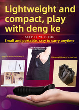 Locking Semen Ring Double Ring Three-Point Unisex Masturbator Silicone Insertable Vibrating Ring