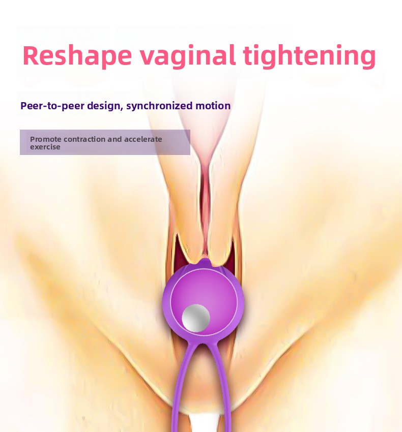 Kegel Beginner Exercise for Women Pelvic Floor Muscle Repair Tightening Vagina Dumbbell Female Sex Toy Kegel Ball