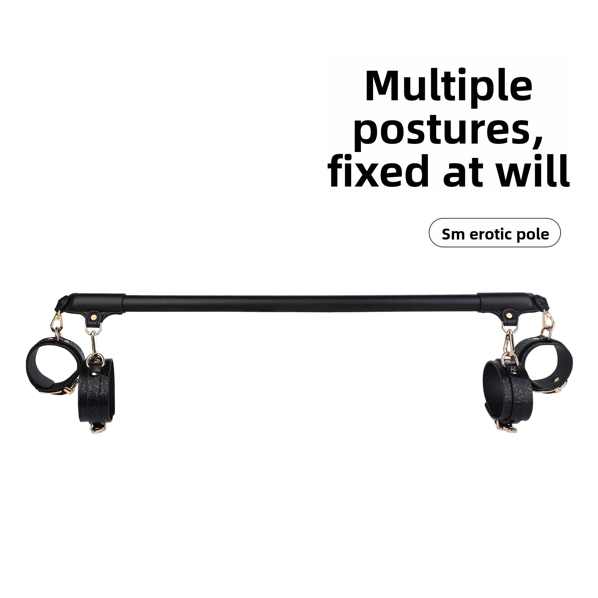 Sex Toys SM Props Detachable Sex Bondage One-word Steel Pipe SM Standing Binding Props Handcuffs Fixator