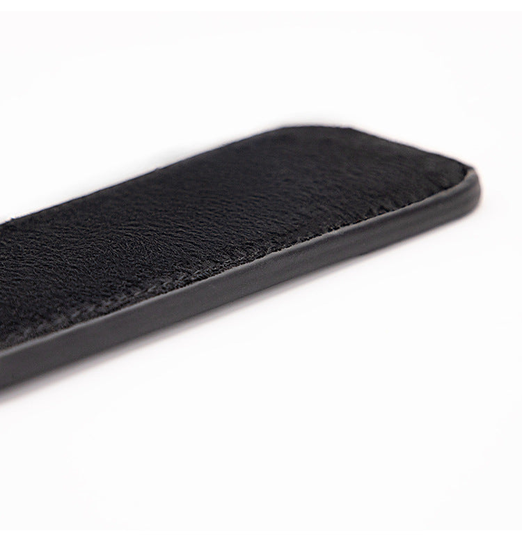 Sm Props Four-Piece Set Black Tease Feather Stick Anal Bead Eyeshade Sexy Whip Adult Supplies