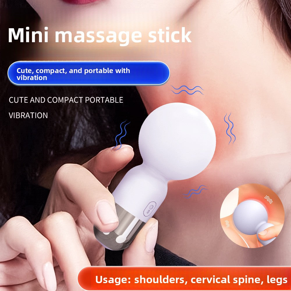 Mini Strong Vibration Shoulder and Neck Massager Muscle Relaxation Female Vibration Electric Full Body Meridian Massager