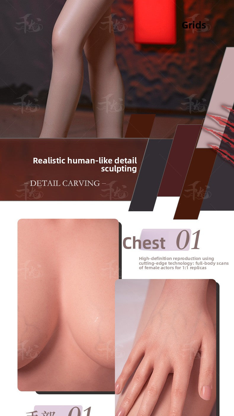 Silicone Doll Erotic Male Life-size Simulation Doll Cannon Rack Non-inflatable Doll Adult Male Full Body Doll