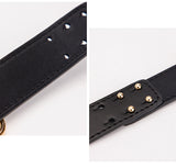 High-end SM Props Genuine Leather Collar Whip Female Slave Training Bondage Tools Mouth Gag Handcuffs