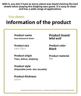 SM Sex Toys Couple Sex Sheets SM Props Massage Squirt Waterproof Oil-proof Disposable Sex Sheets