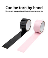 Sexy 10m Tape Static No Adhesive Tape Sexy Toys Training Bondage Forced Binding Handcuffs Sex Toys