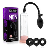 Penis Enlargement Training Device Vacuum Negative Pressure Penis Stretching Enhancer Adult Toys Male Products Airplane Cup