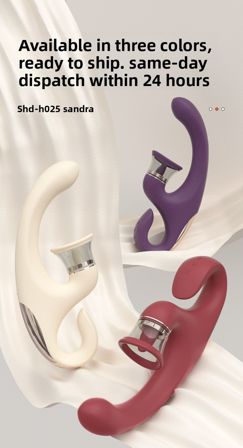 Hot-Selling Sucking Tongue Licking Vibrator for Women Strong Vibration Multi-Functional Female Masturbator Adult Sex Toy Masturbation Stick