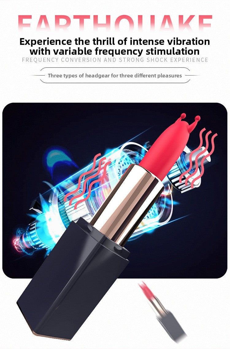 Lipstick Vibrator G-Spot Stimulation Discreet Mini Lipstick Masturbator Clitoral Instant Orgasm Electric Vibrator for Women
