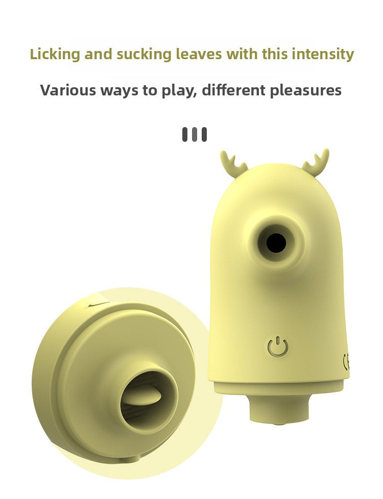 Deer Tongue Licking Vibrator G-Spot Sucking Vibrator Female Flirting Masturbator Adult Sex Toys