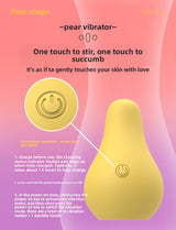 Hot New Product Female Sex Toy Banana Pear Mango Vibrator Multi-frequency Vibration Masturbation Device Magnetic Charging Base