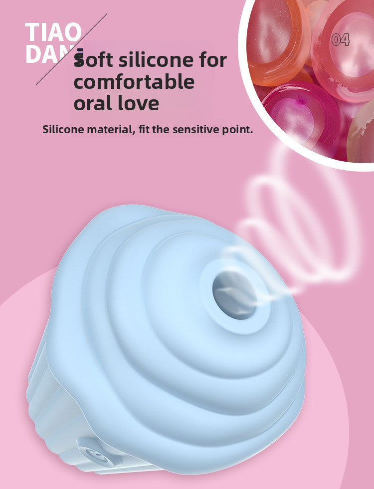 Ice Cream Sucking Instant Tide Vibrator Female Masturbator Multi-frequency G-spot Teasing Magnetic Sex Toys