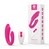 Remote Control Female Wearable Dual-Head Vibrating Silent Shared Masturbator for Couples Outdoor Wearable Vibrator