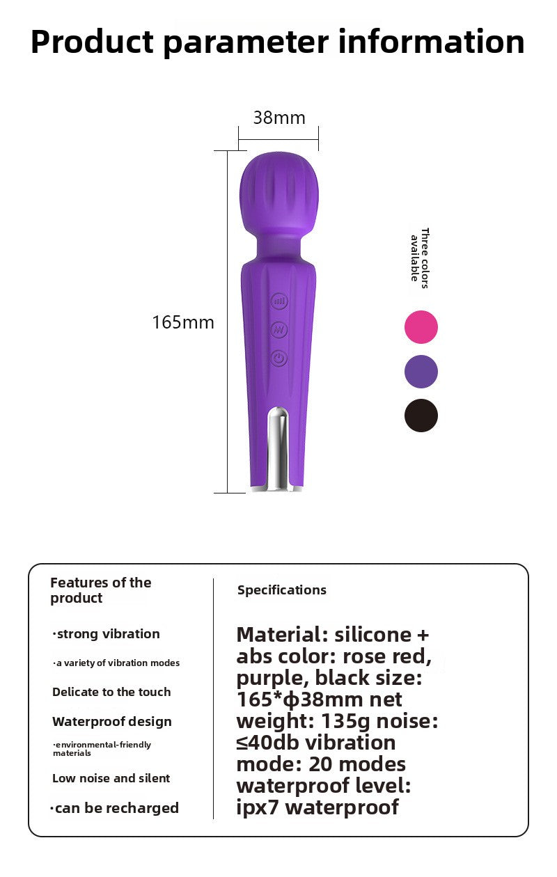 Mini Honey Bean Female Electric Massager G-Spot Masturbator AV Stick Adult Sex Toys