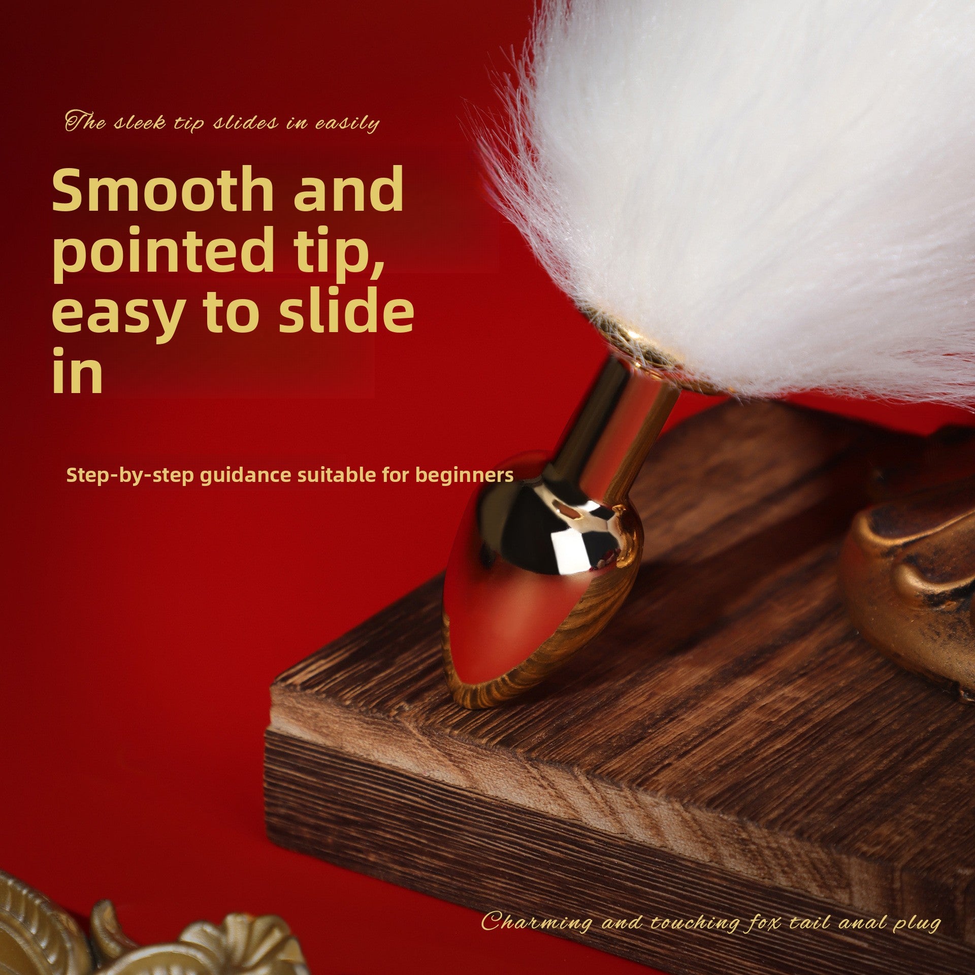 Sexy SM Props Mini Anal Plug Fox Tail Couple Flirting Torture Tool Back Court Plug Anal Expander Punishment Toy