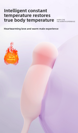 Heated Telescopic Vibrator Strong Vibration Adult Female Toy Insertable Female Masturbation Vibrator Sex Toy