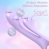 Soft Vibrator Dual Vibrator Insertion G-Spot Masturbator for Women Adult Sex Toys Customizable