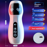 Adult Sex Inverted Mold Male Masturbator Automatic Intelligent Vibrating Heating Sex Toy