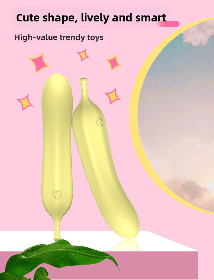 New Liquid Full-Coverage Gel Fruit Banana Vibrator Adult Sex Toys Female Masturbator Wholesale