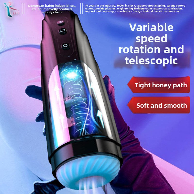 Talon Aircraft Male Cup Fully Automatic Telescopic Rotating Variable Speed Male Masturbator Fully Automatic Aircraft Cup