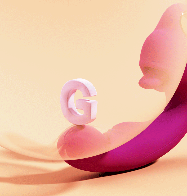 New three-in-one vibrator tongue licking and flapping vibrator G-spot flapping into I-person products female masturbator